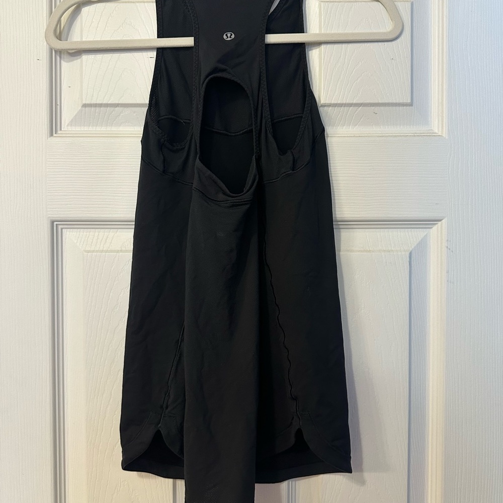 lululemon athletica Classic Black Tank Top